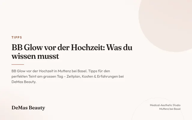 BB Glow vor der Hochzeit: Was du wissen musst
