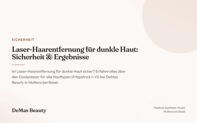 Laser-Haarentfernung für dunkle Haut